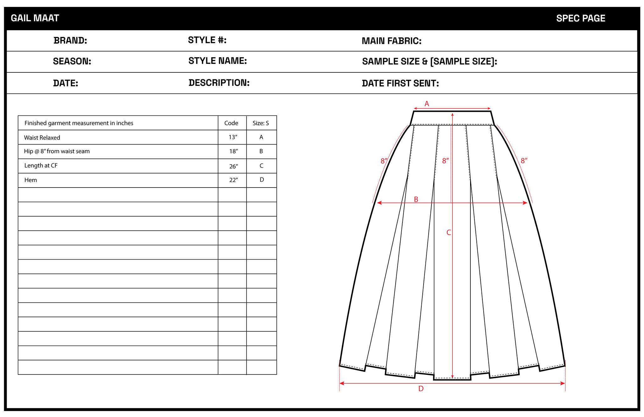Skirt Tech Pack - Image 4